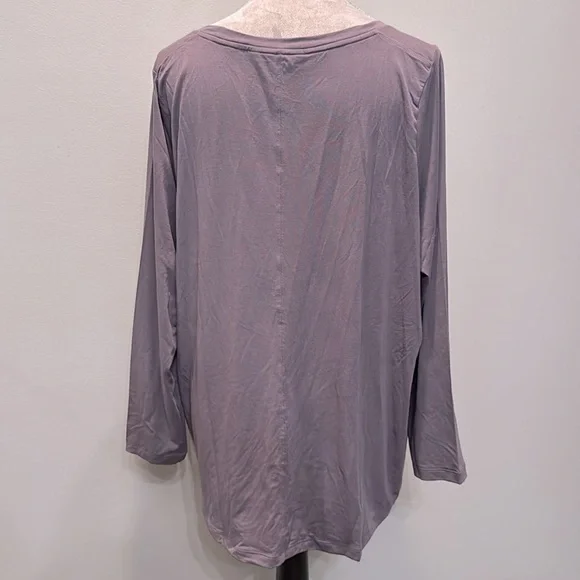 Athleta Stratus ll top purple long sleeve tshirt NWT - Picture 3 of 9